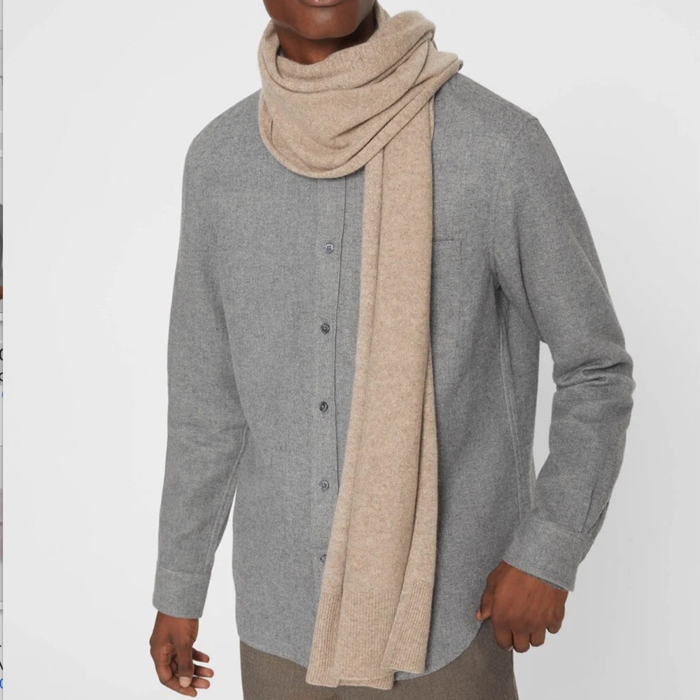 Kensington Cashmere Scarf - Brand New - NEVER WORN - Brown